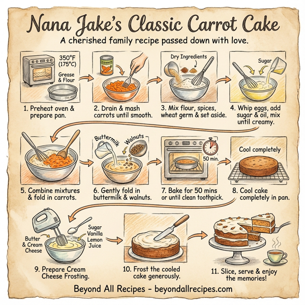 Nana Jake's Classic Carrot Cake instructions