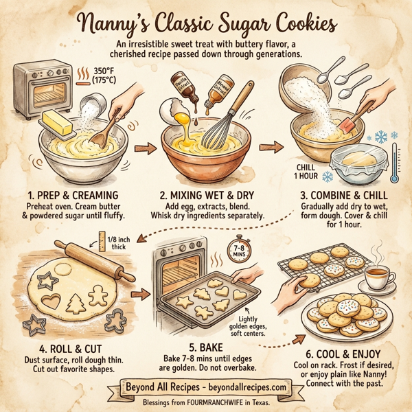 Nanny's Classic Sugar Cookies instructions