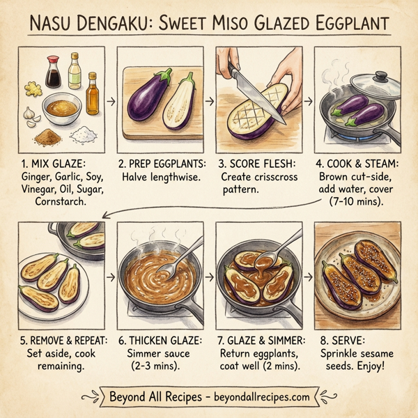 Nasu Dengaku: Sweet Miso Glazed Eggplant instructions