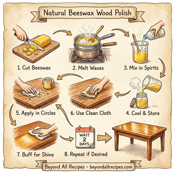 Natural Beeswax Wood Polish instructions