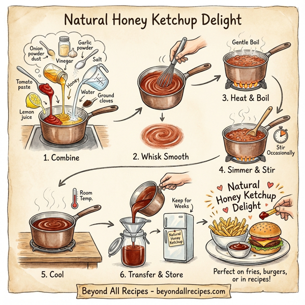 Natural Honey Ketchup Delight instructions