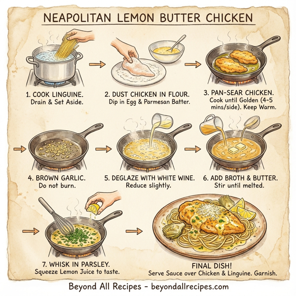 Neapolitan Lemon Butter Chicken instructions