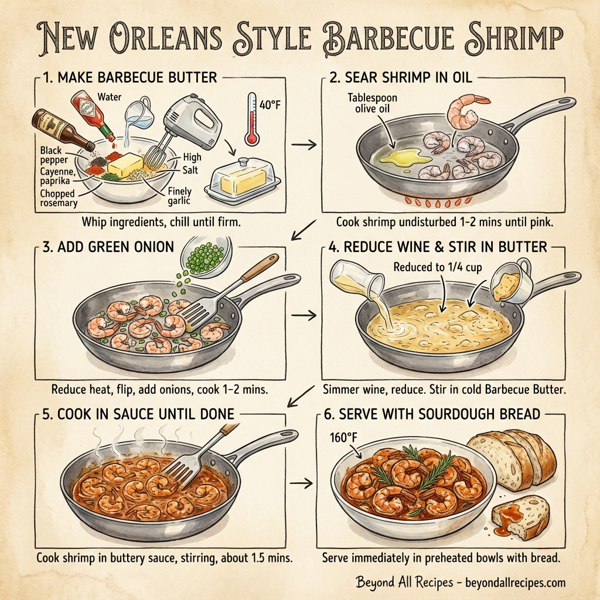 New Orleans Style Barbecue Shrimp instructions