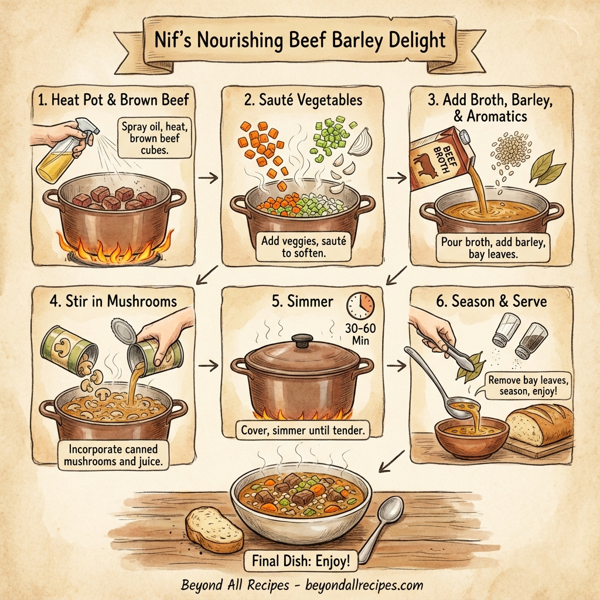Nif's Nourishing Beef Barley Delight instructions