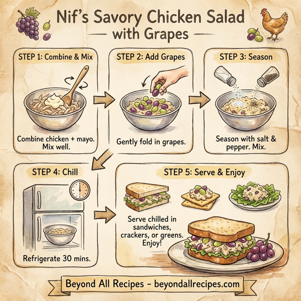 Nif's Savory Chicken Salad with Grapes instructions