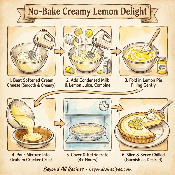 No-Bake Creamy Lemon Delight instructions