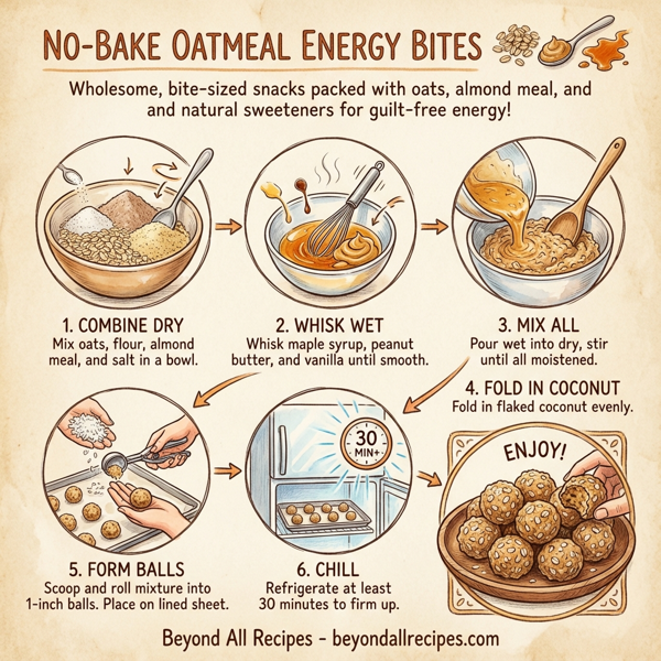 No-Bake Oatmeal Energy Bites instructions