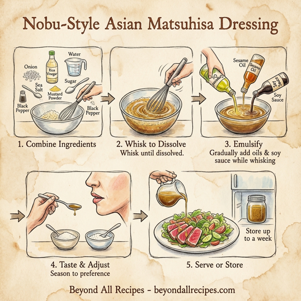 Nobu-Style Asian Matsuhisa Dressing instructions