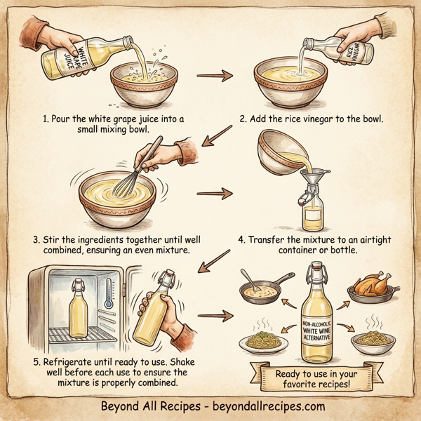 Non-Alcoholic White Wine Alternative instructions