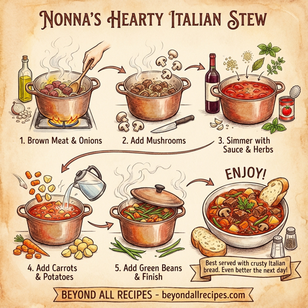 Nonna's Hearty Italian Stew instructions
