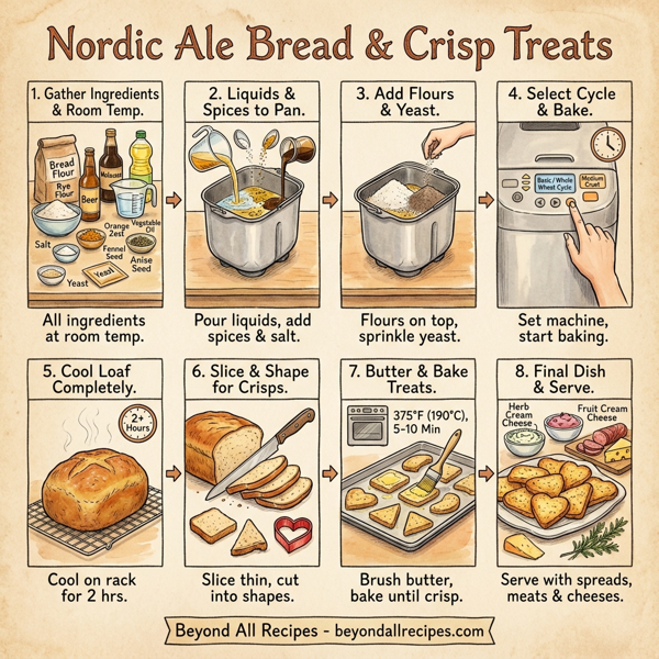 Nordic Ale Bread & Crisp Treats instructions