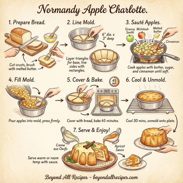 Normandy Apple Charlotte instructions