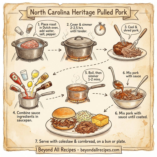 North Carolina Heritage Pulled Pork instructions