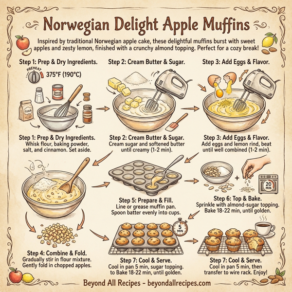 Norwegian Delight Apple Muffins instructions