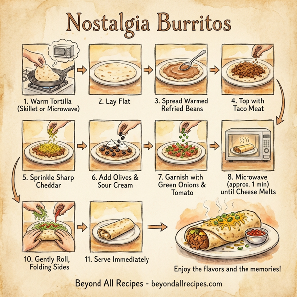 Nostalgia Burritos instructions