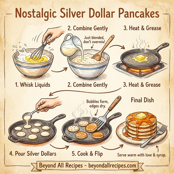 Nostalgic Silver Dollar Pancakes instructions