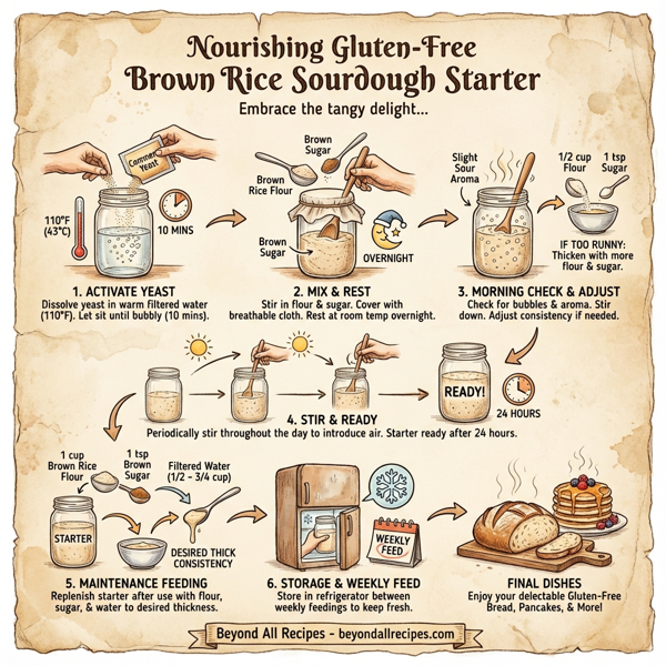 Nourishing Gluten-Free Brown Rice Sourdough Starter instructions