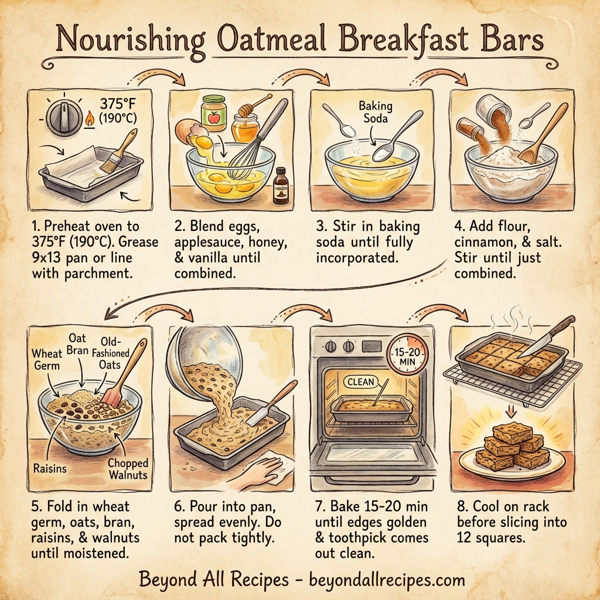 Nourishing Oatmeal Breakfast Bars instructions