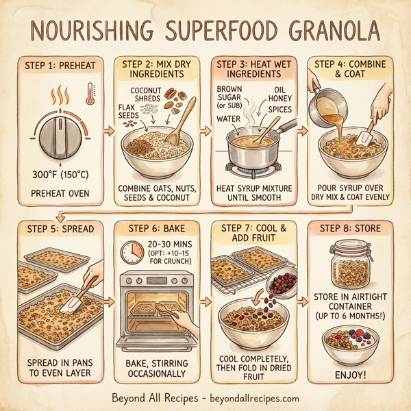 Nourishing Superfood Granola instructions