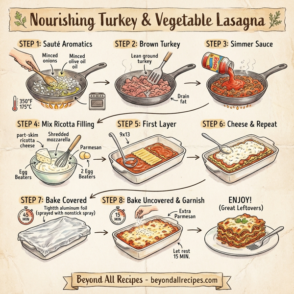 Nourishing Turkey & Vegetable Lasagna instructions