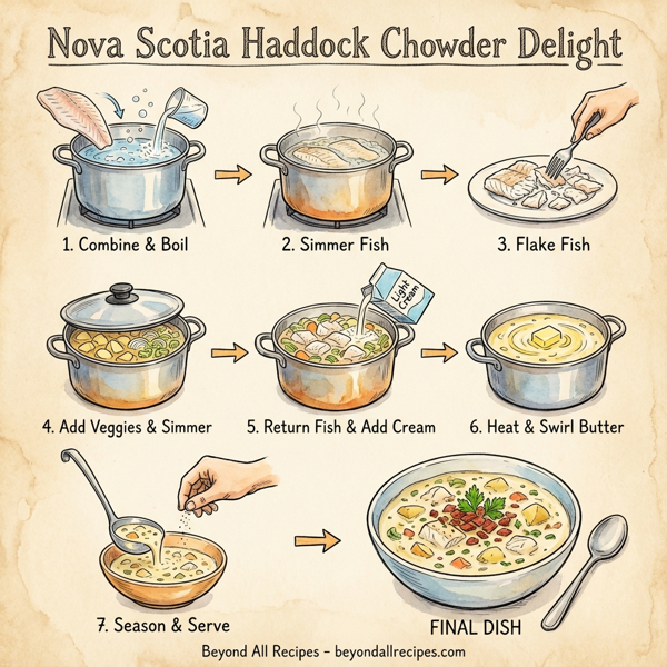 Nova Scotia Haddock Chowder Delight instructions