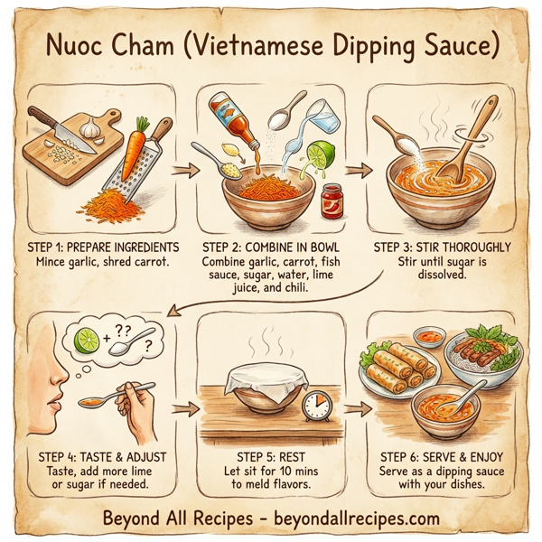 Nuoc Cham (Vietnamese Dipping Sauce) instructions