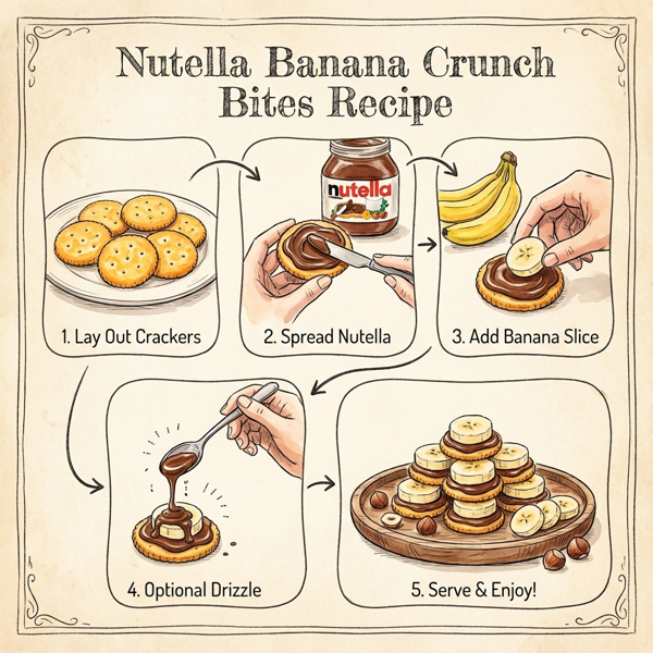 Nutella Banana Crunch Bites instructions