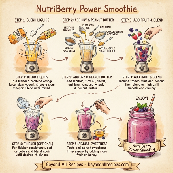 NutriBerry Power Smoothie instructions