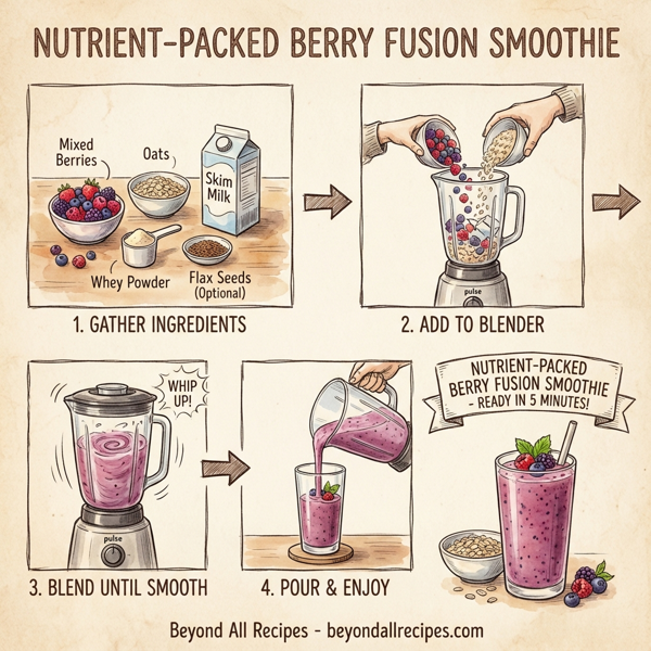 Nutrient-Packed Berry Fusion Smoothie instructions