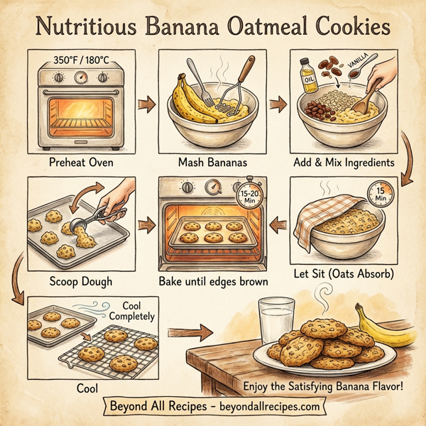 Nutritious Banana Oatmeal Cookies instructions