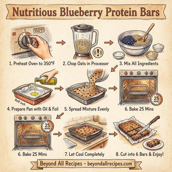 Nutritious Blueberry Protein Bars instructions