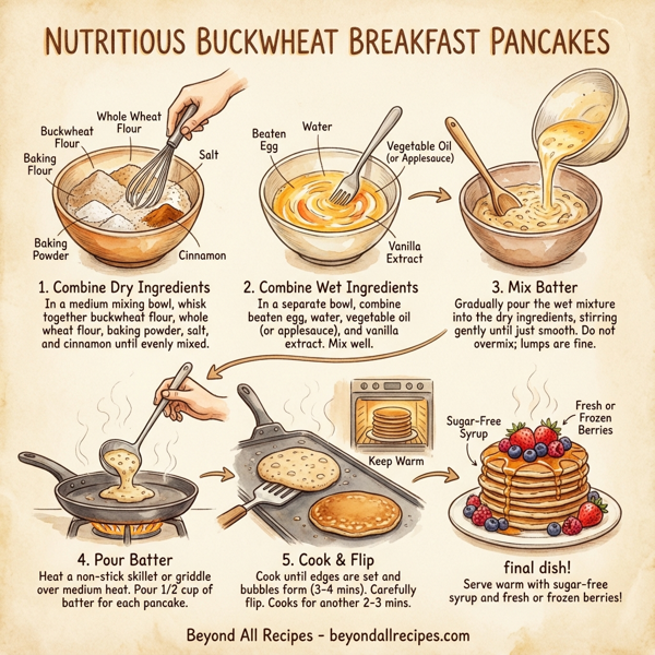 Nutritious Buckwheat Breakfast Pancakes instructions