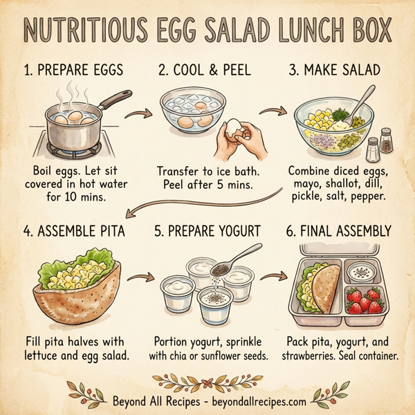 Nutritious Egg Salad Lunch Box instructions