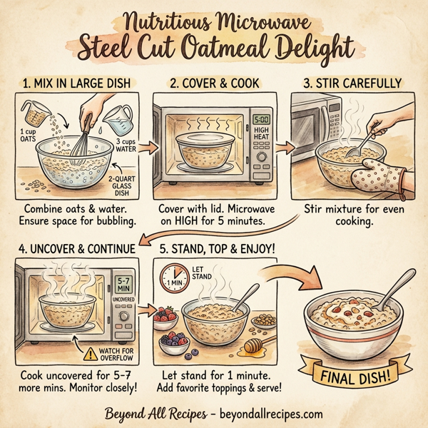 Nutritious Microwave Steel Cut Oatmeal Delight instructions