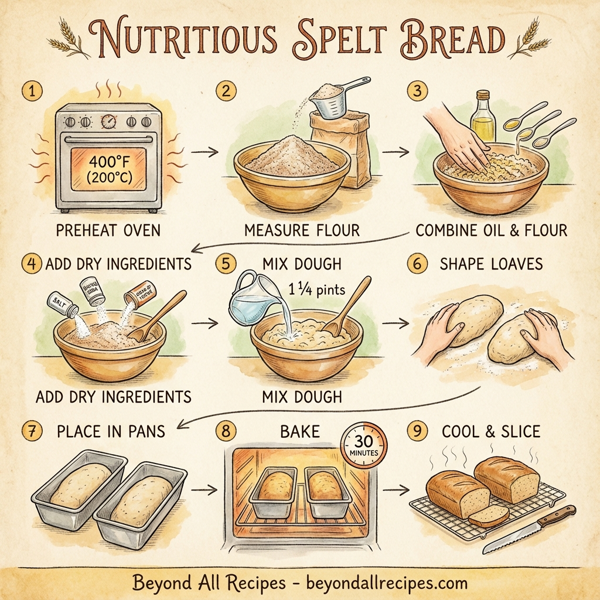 Nutritious Spelt Bread instructions