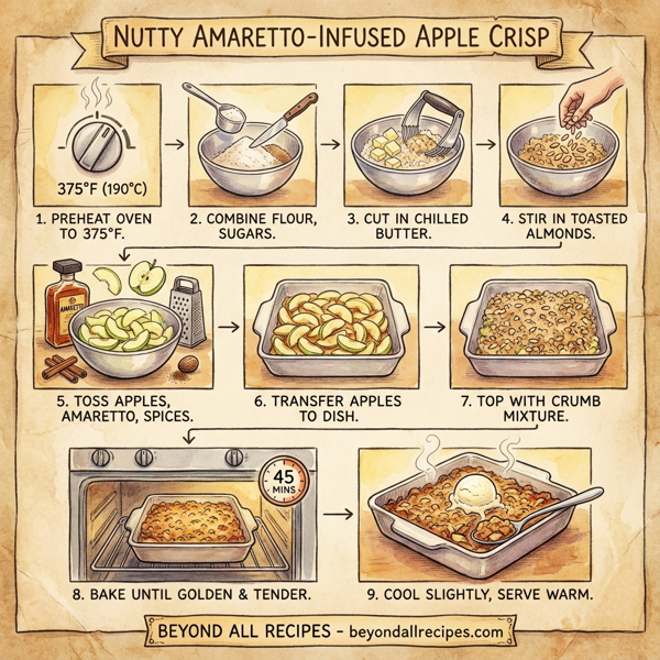 Nutty Amaretto-Infused Apple Crisp instructions