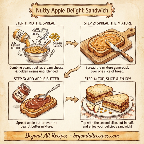 Nutty Apple Delight Sandwich instructions