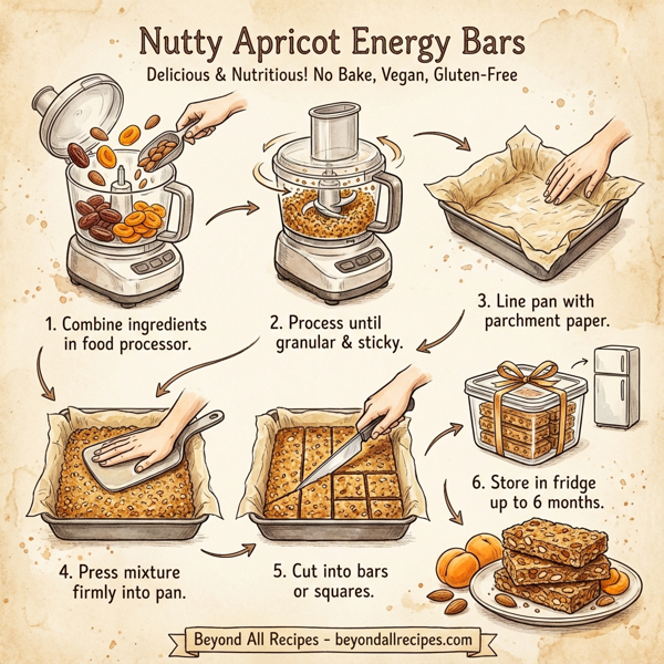 Nutty Apricot Energy Bars instructions