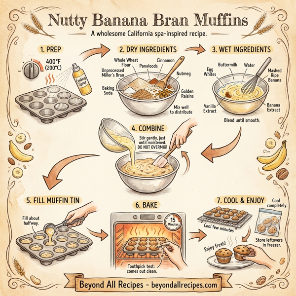 Nutty Banana Bran Muffins instructions