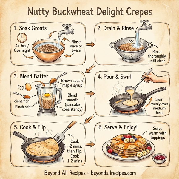 Nutty Buckwheat Delight Crepes instructions