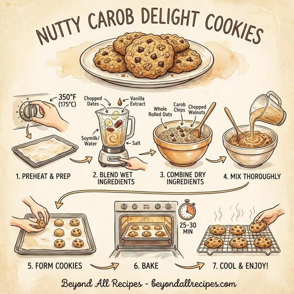Nutty Carob Delight Cookies instructions