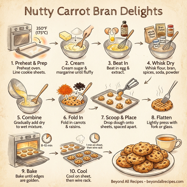 Nutty Carrot Bran Delights instructions