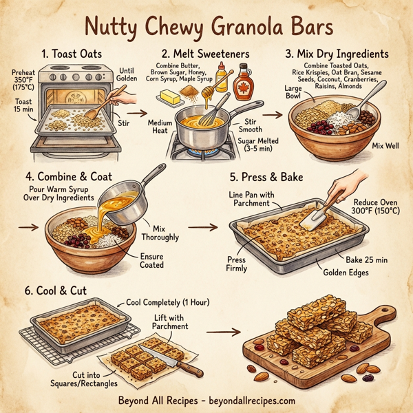 Nutty Chewy Granola Bars instructions
