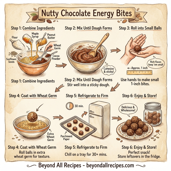 Nutty Chocolate Energy Bites instructions