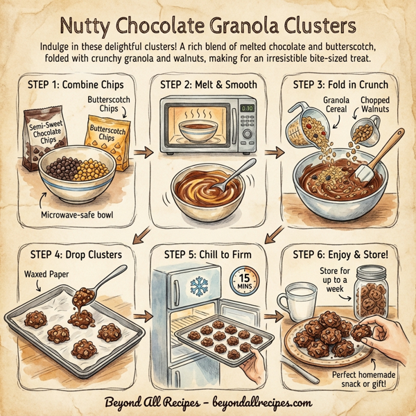 Nutty Chocolate Granola Clusters instructions