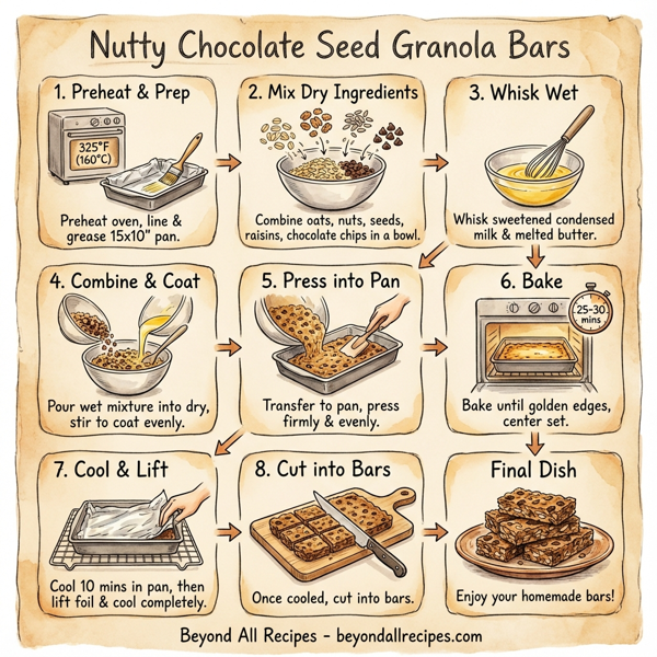 Nutty Chocolate Seed Granola Bars instructions