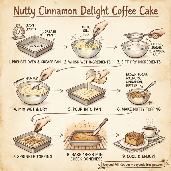 Nutty Cinnamon Delight Coffee Cake instructions
