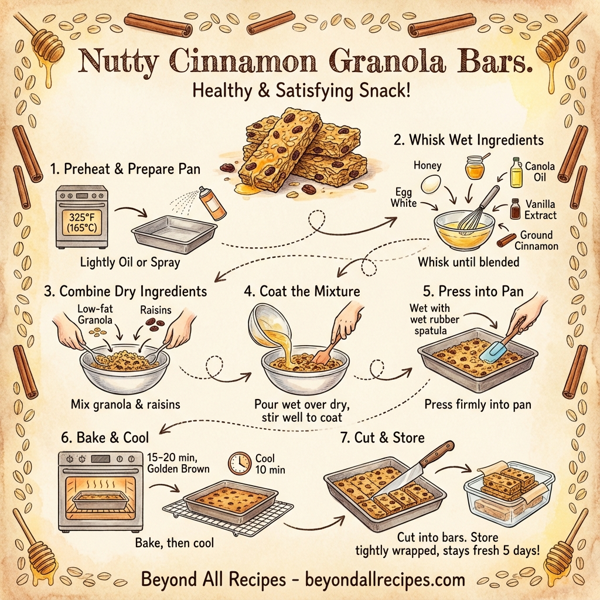 Nutty Cinnamon Granola Bars instructions