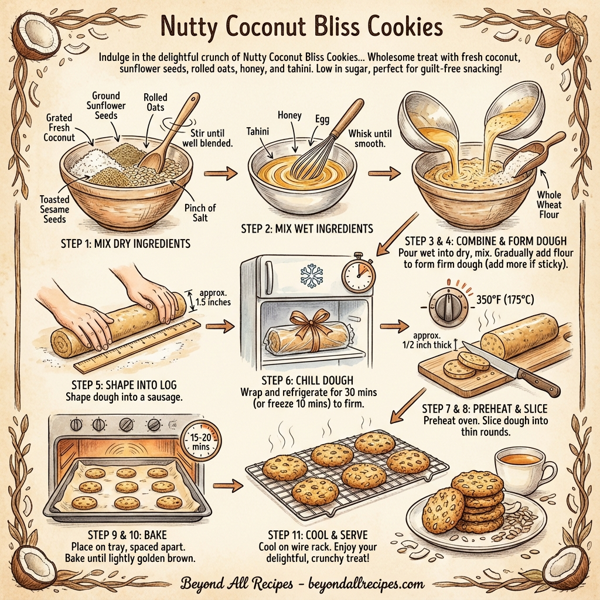 Nutty Coconut Bliss Cookies instructions