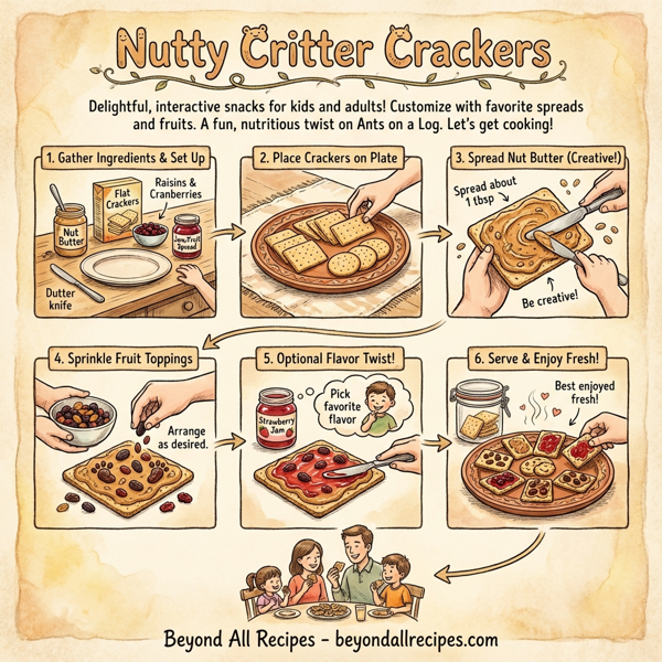 Nutty Critter Crackers instructions